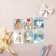 A set of 6 nameplate for gifts "Summer Memories", 16 × 24 cm
