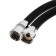 Shower hose of Accoona G63F, anti -digging, brass nut, brass cone, PVC, black