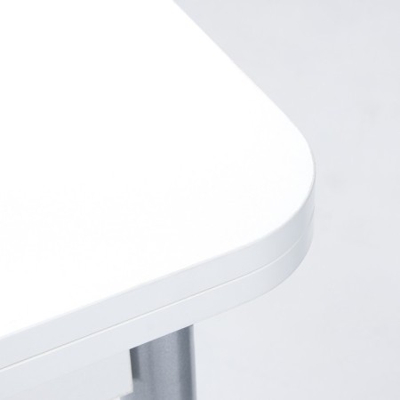 LOMBER table 790 (1180) x590x750, gray/white metallic-3