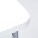 LOMBER table 790 (1180) x590x750, gray/white metallic