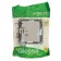 Glossa switch Sche GSL000213, 10 A, 1 key, hidden, backlight, beige color
