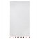 A towel with tkano essiential brushes, 610 gr, size 50x90 cm, white color