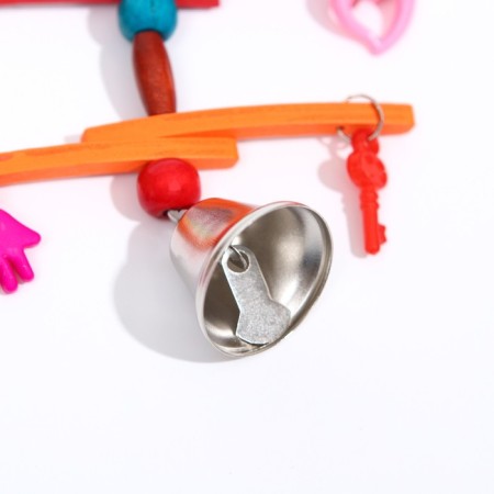 Toy for birds "keychain", mix-4