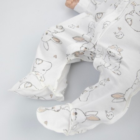 Kinderlitto Rabbits, 4 items, height 50-56 cm, milk color, milk-2
