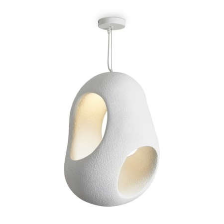 Suspended lamp Freya Fr5428PL-01W3 Mound, 400x400x580 mm, E27, 1x40W, white color