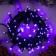 Girlynda "thread" 10 m, IP20, dark thread, 100 LED, purple glow, 8 modes, 220 V