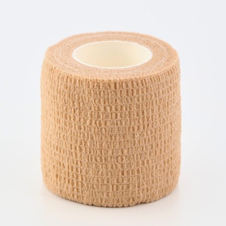 The bandage is self -fixing with a bitter impregnation, 5 cm, max. Extensibility 4.5 m, beige-1