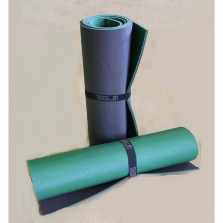 Fishing rug, two -layer increase. density of 1800x600x8mm anthracite green