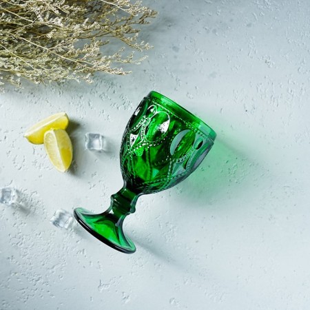 Magistro glass glass "Variet", 320 ml, green color-9