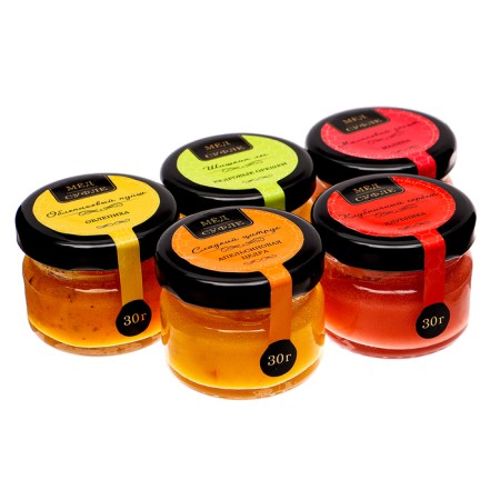 New Year. Gift set of "Sweet New Year", honey+tea-10