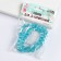 Beads made of natural stone "Cat Eye" set of 50 pcs., 1 pc. - 8 mm, turquoise