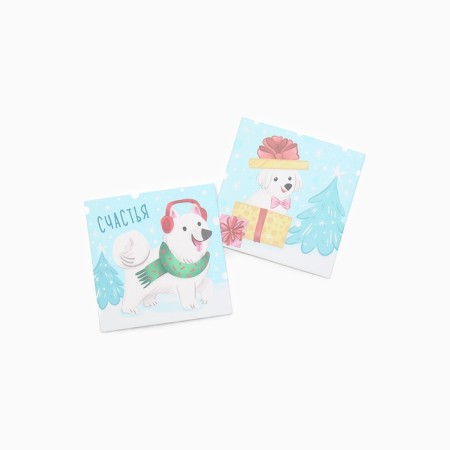Set of gift "Winter entertainment" towel and ACS-7