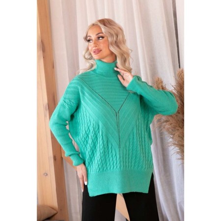 Female jumper, size 44, turquoise color