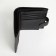 Male purse on the button, department for auto documents, black color