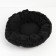 Animal bed lynx on a screed with ears, black color 30-30-50 cm