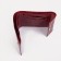 Women's wallet on the button, red color