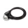 Castle of hinged bicycle Lockland, 10x650 mm, perforated key, black color