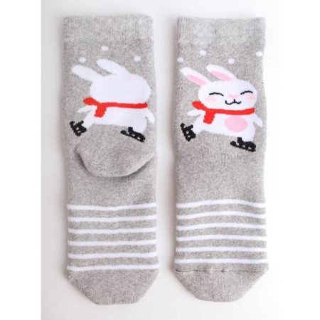 Nosk children, size 18, color light gray melange