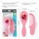 Baby comb + massage hair brush, from 0 months, pink color