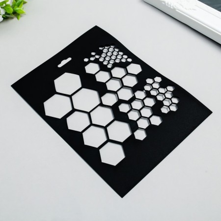 Plastic stencil "Gate No. 25" 14.5x20cm-1