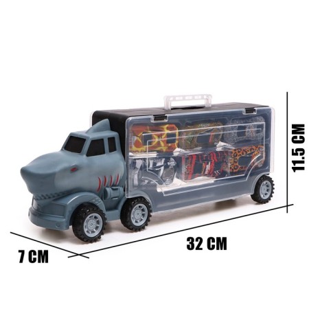 Truck "Shark. Carrier ", with cars 6 pcs.-1