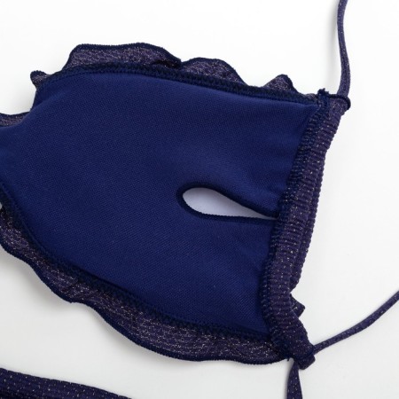 Swimsuit female separate minku color blue, size 46-9