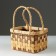 Playfish basket, 19 x 14 x 11.5/25 cm, sequoia