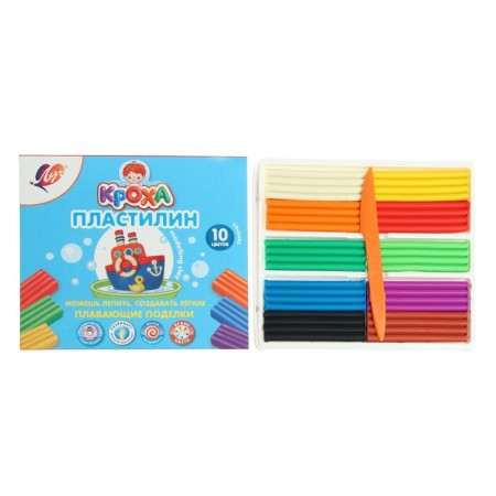 Plasticine floating 10 colors "Baby"