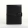 Male purse on 3 in 1 button, department for car documents, passports, black color