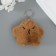 Fluffy on the ring "Star capibar" a squeak 9.5x10x2.5 cm