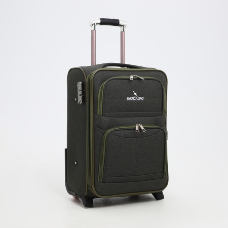 Small suitcase 20 "on lightning, code castle, with extension, khaki color-1