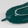 Ceramic serving dish "Rapsodia. Sheet ", 36 × 12 × 4 cm, green color