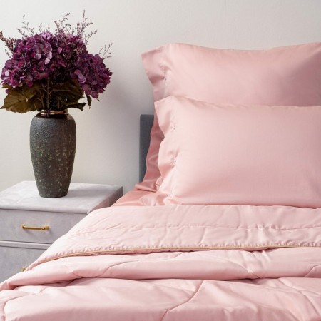 Blanket, size 160x220 cm, pink color
