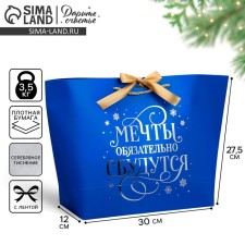 Gift package “Everything will come true”, 30 x 27.5 x 12 cm, New Year