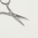 Scissors are manicure, straight, narrow, 9.5 cm, on the blist, the color is silver, 041