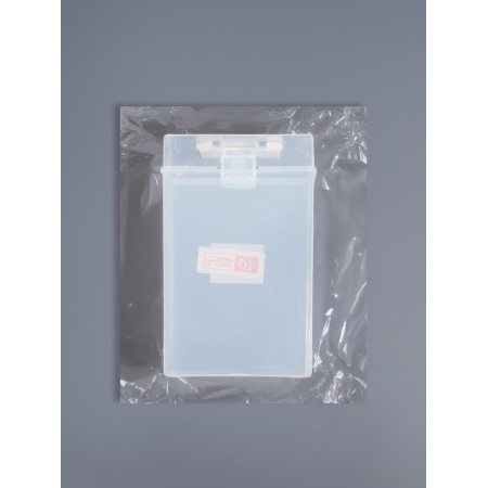 Organizer for storage, with a handle, with a lid, 16.5 × 11 × 6 cm, transparent-4