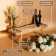Table-vannitsa for a bath, large, 75 (109) x 23 x 4.5 cm, tree