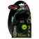 Roulette Flexi Black Design S (up to 15 kg) 5 m tape, black/blue