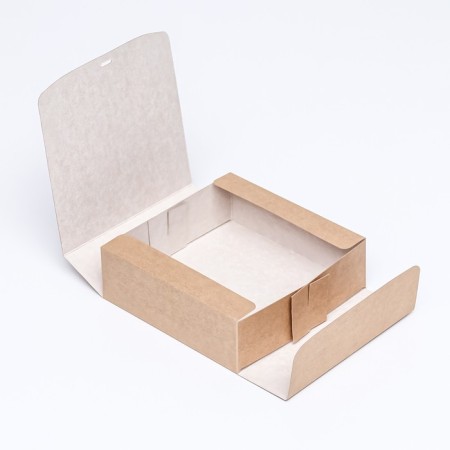 Folding box, craft, 15 x 15 x 5 cm-3