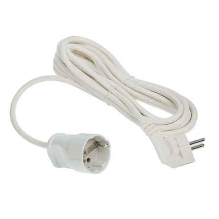 UNIVERSAL USh-16 extension cord, 1 outlet, 5 m, 16 A, 3500 W, PVS 3x1 mm2, with salary, white