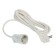 UNIVERSAL USh-16 extension cord, 1 outlet, 5 m, 16 A, 3500 W, PVS 3x1 mm2, with salary, white