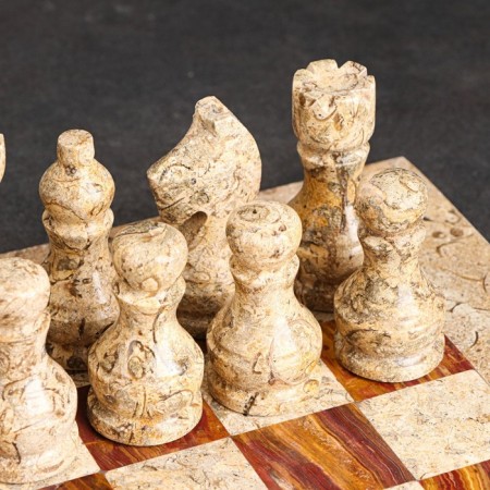 Chess "Elite", board 30x30 cm, onyx-2
