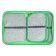 Penal 3 sections, tab inside, 140 x 210 x 40 mm, fabric, calligrata top block "trace"