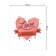 The tablecloth on the table "Love yourself", rectangular, Saten, size 120x145 cm