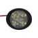 FARA FEARD for motorcycle equipment, 4 LED, IP67, 12 W, directed light