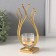 Climber Metal, glass per 1 candle "Golden Flame" d = 4.5 cm 6.5x10x20 cm