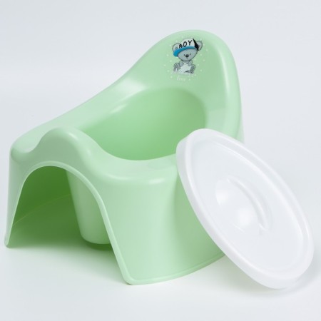 Children's pot with MomMy Love lid, tea tree color-2
