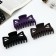 Hair crab "Classic" Matte geometry, 11 cm, mix