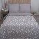 Fleet blanket "Geese", size 150x200 cm, color gray color