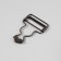 Flasp for jumpsuit, 32 mm, 10 pcs, black nickel color